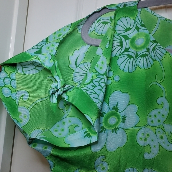 Anthropologie Silk Top Women’s Vanessa Virginia Fata Morgana Printed Size 2 - Picture 2 of 9